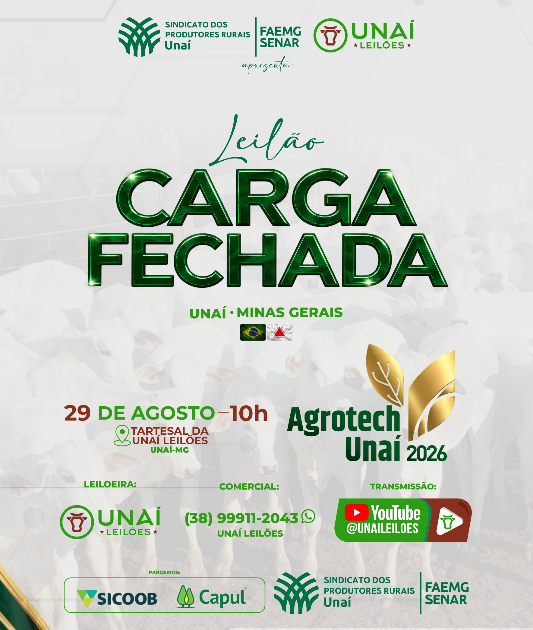 LEIL�O CARGA FECHADA AGROTECH UNA� 2026