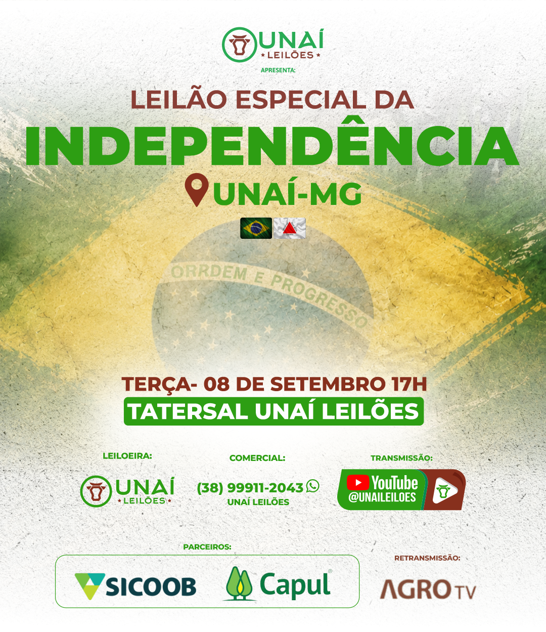 LEIL�O ESPECIAL DA INDEPEND�NCIA - UNA�-MG
